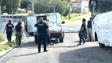 El chofer de transporte público no respetó un señalamiento restrictivo de ALTO