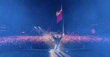 Residente se presentó en el Zócalo de la CDMX ante 180 mil personas 
