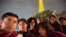 Estudiantes en Francia