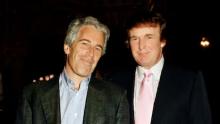 Activistas proyectan fotografías de Trump y Epstein en castillo de Windsor durante visita oficial