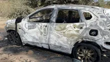 CAMIONETA QUEMADA
