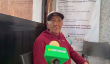 Efrén Soledad Zamora, productor de maíz en el municipio de Cosío