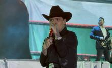 Christian Nodal cautivó a los asistentes a la Feria de San Francisco de los Romo