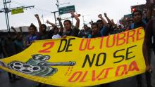 123 heridos tras la marcha del 2 de octubre en CDMX