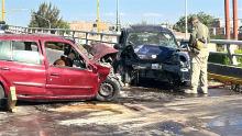Fatal choque en el puente de la México deja una mujer fallecida