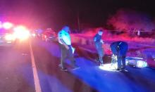 Conductor de un Nissan Tsuru invadió el carril contrario y fue detenido por autoridades estatales