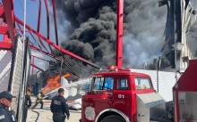 Bomberos del estado y del Municipio de Aguascalientes trabajaron más de una hora para apagar el fuego
