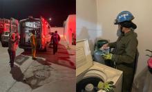 El mal funcionamiento de un boiler generó gases tóxicos dentro de la vivienda