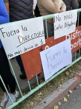 Manifestación padres de familia Jardín de Niños Ignacio García Téllez