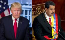 Donald Trump y Nicolás Maduro 