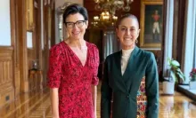 Jane Fraser, CEO de Citi, se reúne con Claudia Sheinbaum en Palacio Nacional tras venta parcial de Banamex