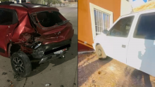 Sujeto chocó un vehículo estacionado, se dio a la fuga y encuentran su auto en plena cochera