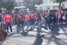 CHIVAS VS IRAPUATO PELEA AFICIÓN