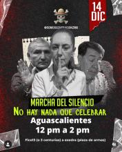 Convocatoria "Marcha del Silencio, no hay nada que celebrar" 