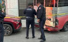 Fueron localizados 5 casquillos percutidos para un arma calibre 9 mm