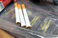Marina asegura 88 toneladas de "cigarrillos pirata" en el AICM 