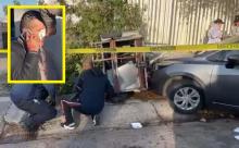 La calle estaba tan inclinada que el freno de mano y un trozo de madera no fueron suficientes