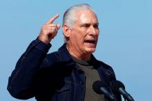 Presidente de Cuba responde a Trump: "nadie nos dicta qué hacer"