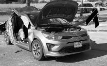 Falleció la señora de 60 años que terminó prensada en el asiento trasero del KIA