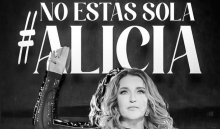 Alicia Villarreal conmemora un año de haber alzado la voz en contra de la violencia