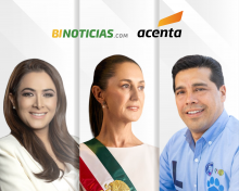 Claudia Sheinbaum, Tere Jiménez y Leo Montañez