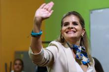 Laura Fernández lidera la votación presidencial de Costa Rica