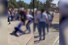 Riña entre estudiantes 