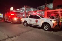Bomberos retiraron un tanque dañado y ventilaron el departamento ante la concentración de más del 30%
