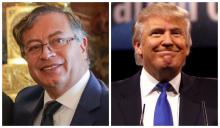 Gustavo Petro y Donald Trump 