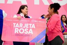 Tere Jiménez, tarjeta rosa