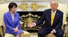 Trump y primera ministra japonesa 