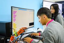 Tere Jiménez inaugura el Laboratorio de Inteligencia Artificial en el Cecytea de Rincón de Romos