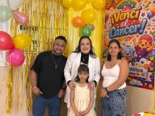 Ashley tocó la campana del triunfo tras superar el cáncer en IMSS Aguascalientes