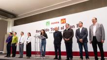Morena y aliados anuncian "respaldo total" al Plan B de Sheinbaum