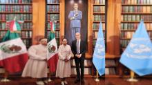 Rosa Icela Rodríguez y alto comisionado de la ONU