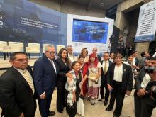 Tere Jiménez y funcionarios federales