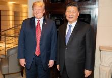 Donald Trump y Xi Jinping 
