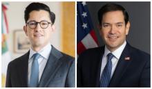 Roberto Velasco y Marco Rubio 