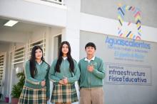 Tere Jiménez inaugura Conalep en Villa Juárez