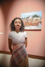 Ella es Mariana Luévano, joven promesa del arte en Aguascalientes