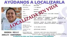 Hallan sin vida Brenda Kelly en Morelos: desapareció tras una entrevista de trabajo