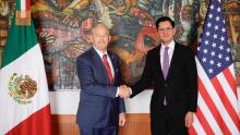 Roberto Velasco, nuevo canciller de México, se reúne con el embajador de EE. UU 