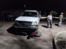 motociclista herido