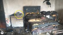 El fuego dañó una habitación en la planta alta de una casa; no se reportaron personas lesionadas