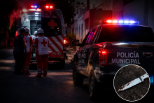La víctima sufrió 12 heridas de arma blanca en el abdomen y fue trasladada de emergencia al HGZ No. 1 del IMSS