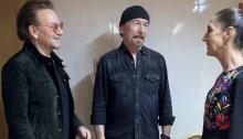 Claudia Sheinbaum habla de su reunión con Bono y The Edge de U2