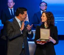 Isabel Díaz Ayuso y Leonardo Montañez