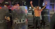 Manifestación por agua 