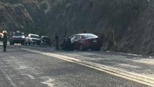 Choque frontal deja dos lesionados en la carretera a Calvillo