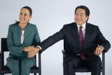 Claudia Sheinbaum y Mario Delgado